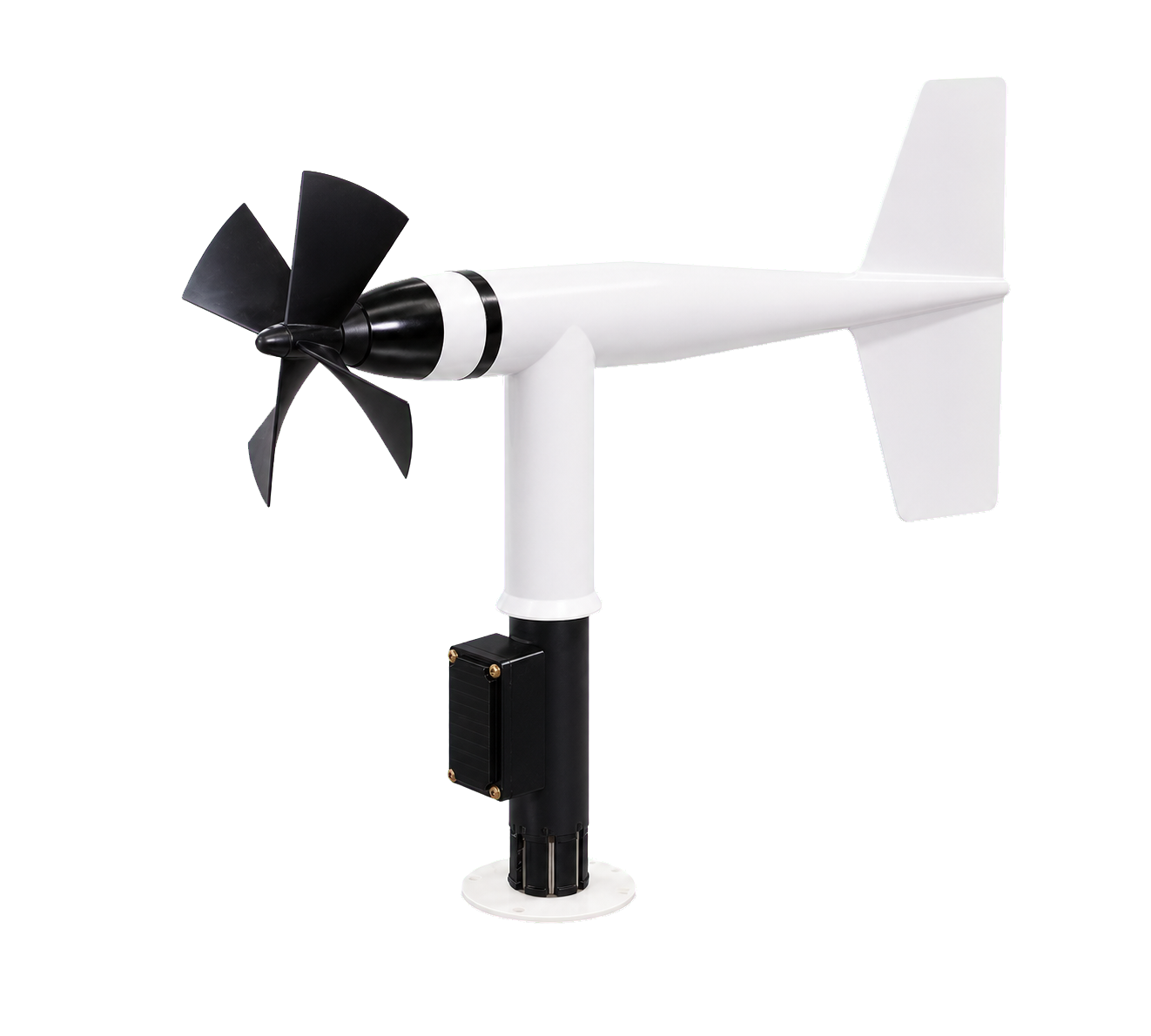AeroSense-Mini60 compact propeller wind sensor three-quarter left view